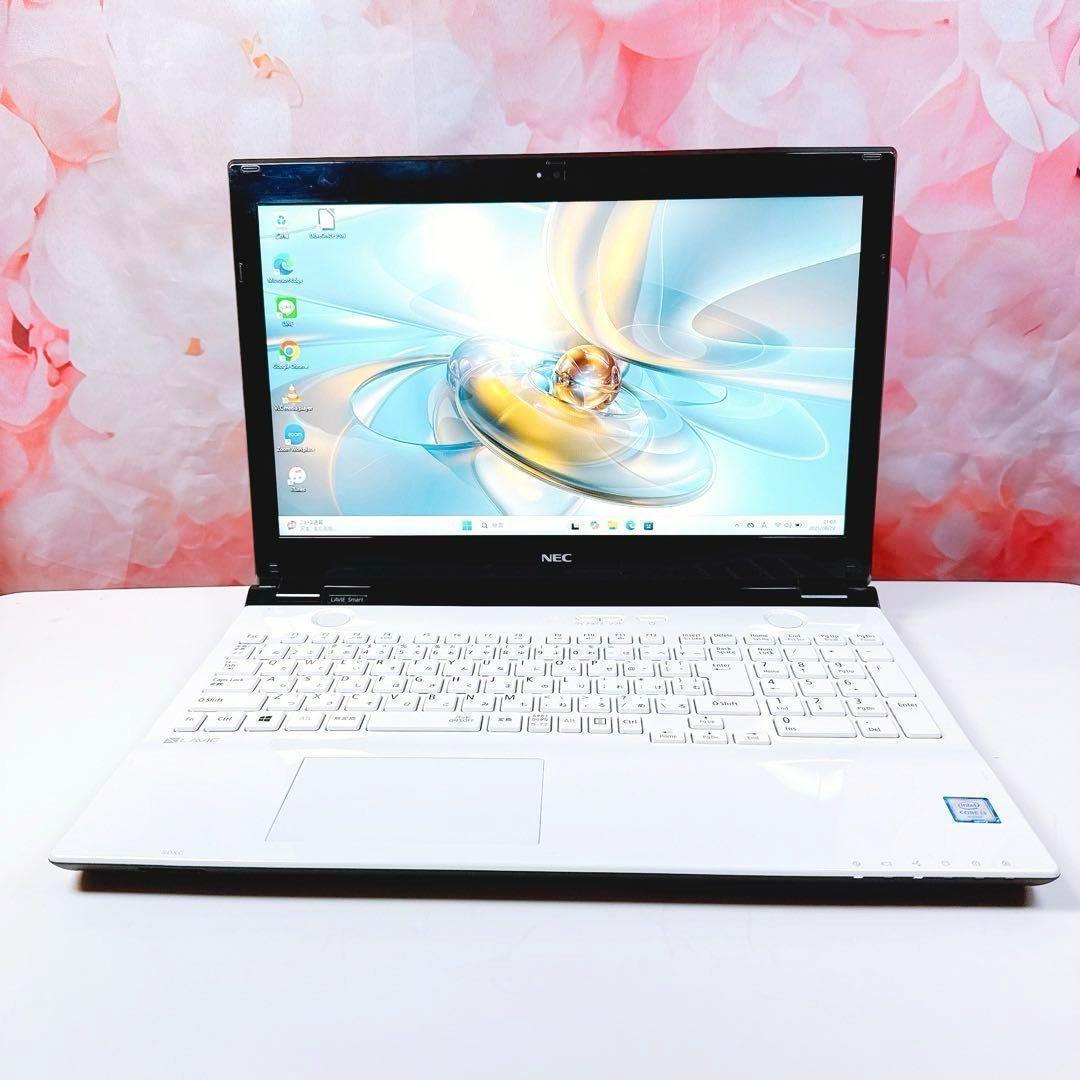 美品✨新品SSDで爆速✨ windows11 カメラ付きノートパソコン✨オフィス