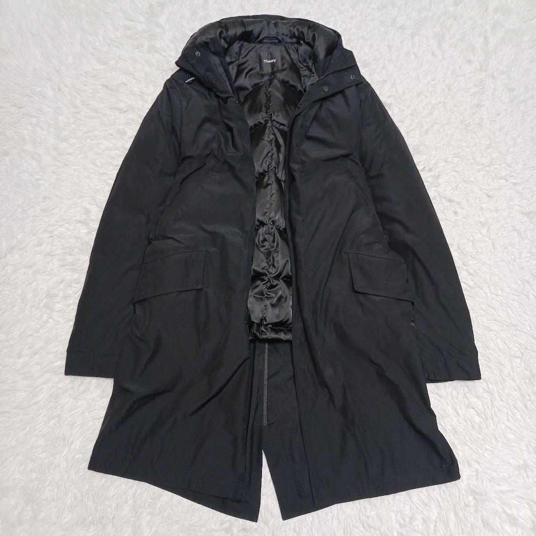 ✨極美品✨セオリー　JAYSE　MEMO.TWILL　フーデットダウンコート　S