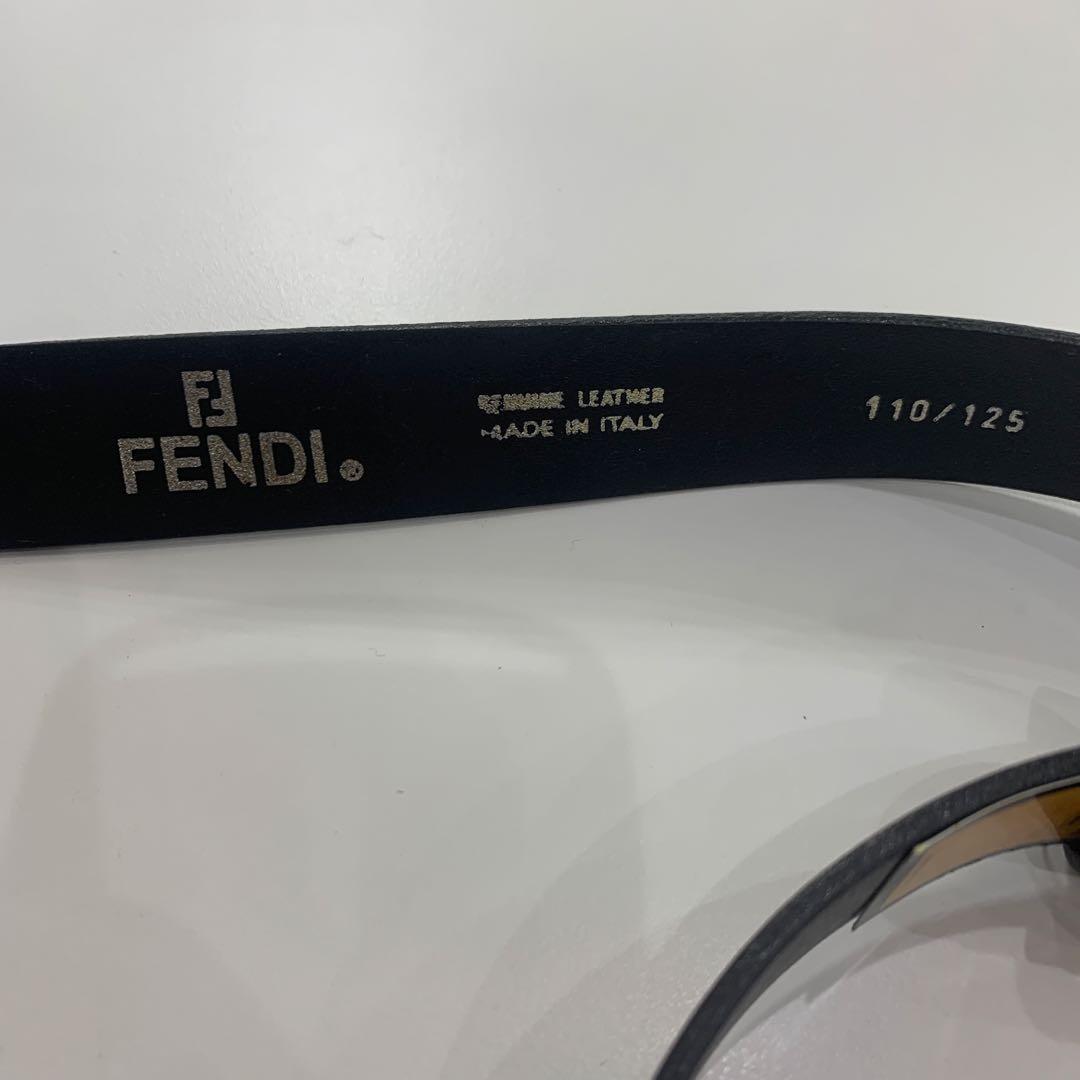 FENDI 本革 ベルト 110/125 ブラック