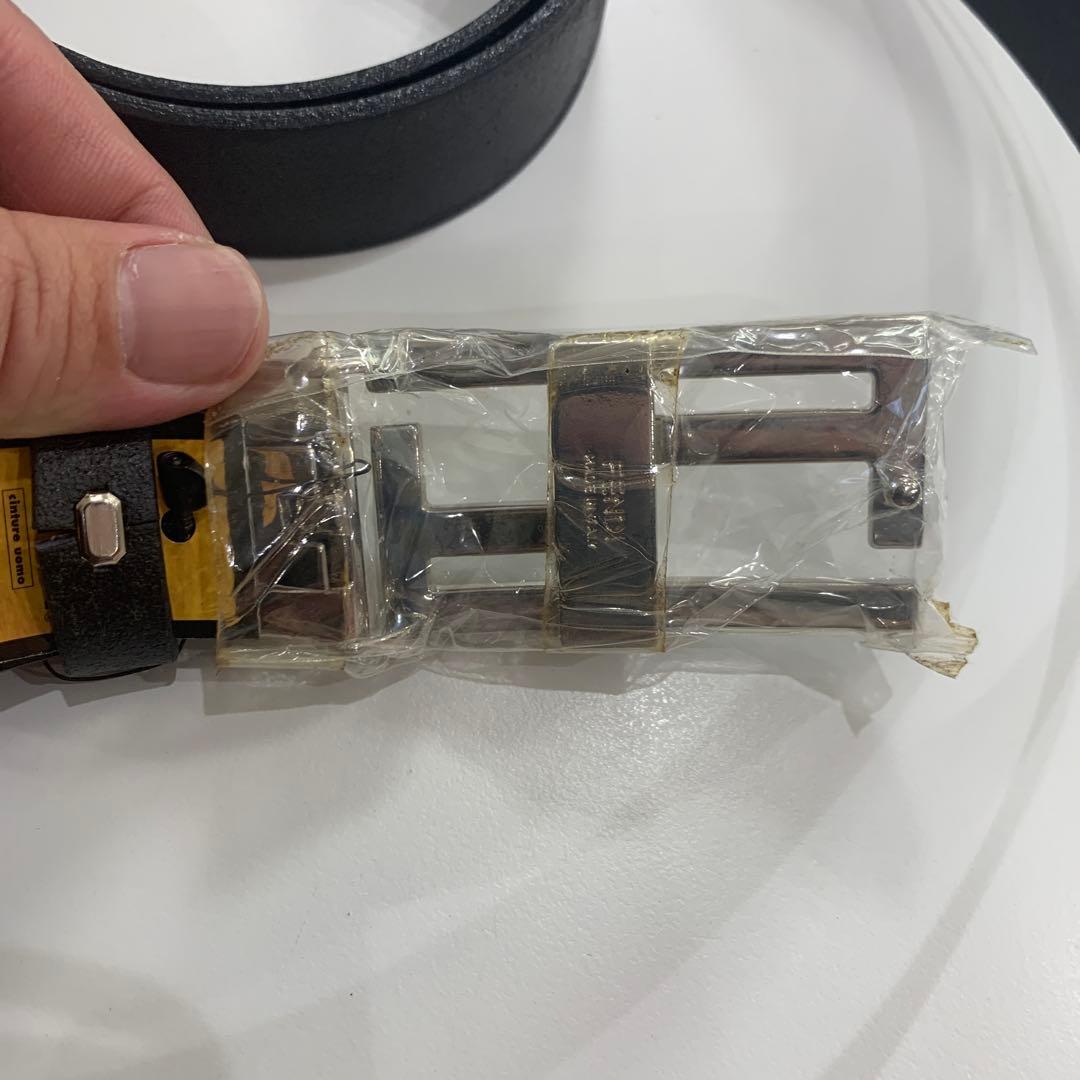 FENDI 本革 ベルト 110/125 ブラック