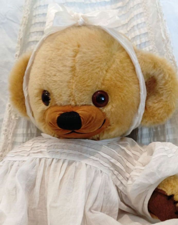 期間限定価格　マスタード色のビンテージ チーキー 43cm