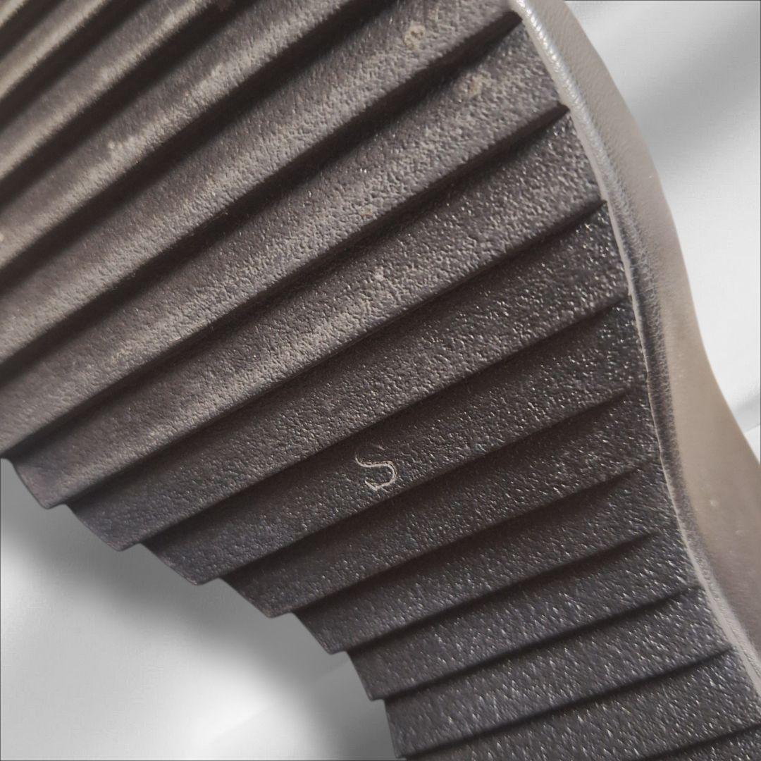 YELLO INK PLATFORM LONG BOOTS 22.5 黒 厚底