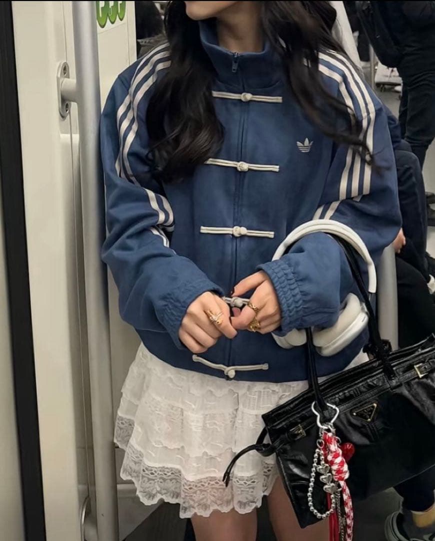 Ngeps ！Adidas トラックジャケット ネイビーS➕黒L合計2着