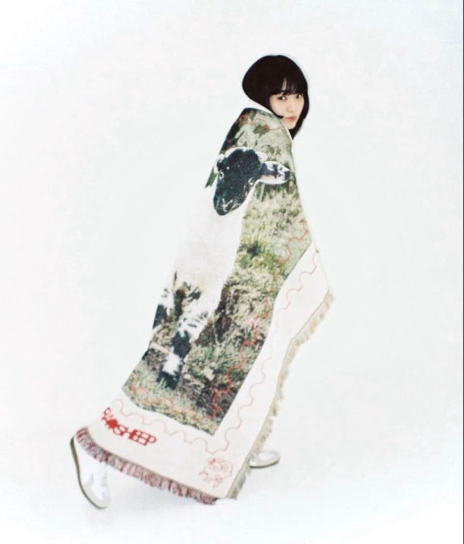 Maison STRAM SHEEP 羊プリントブランケット