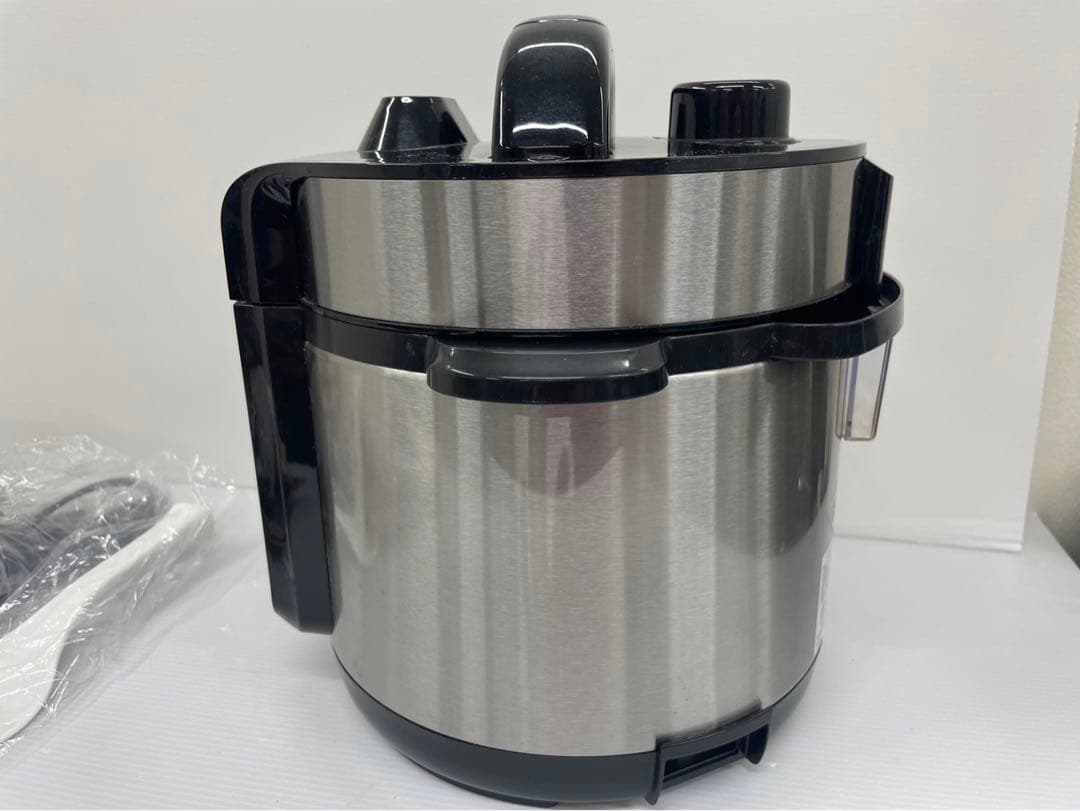 美品　保証書付き　電気圧力鍋　クッキングプロ　CKPV2WS2 蒸しプレート付き