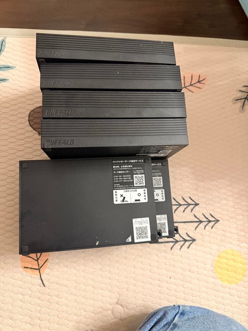 BUFFALO HD-HL3.0TU3-BA バックアップストレージ 6個セット