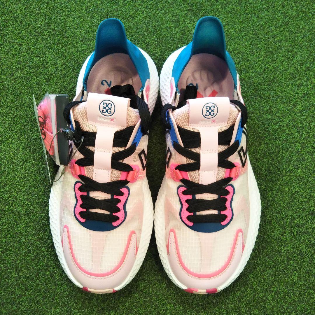 新品 G/FORE ゴルフシューズ 女性用 ピンク/ブルー 23.5cm