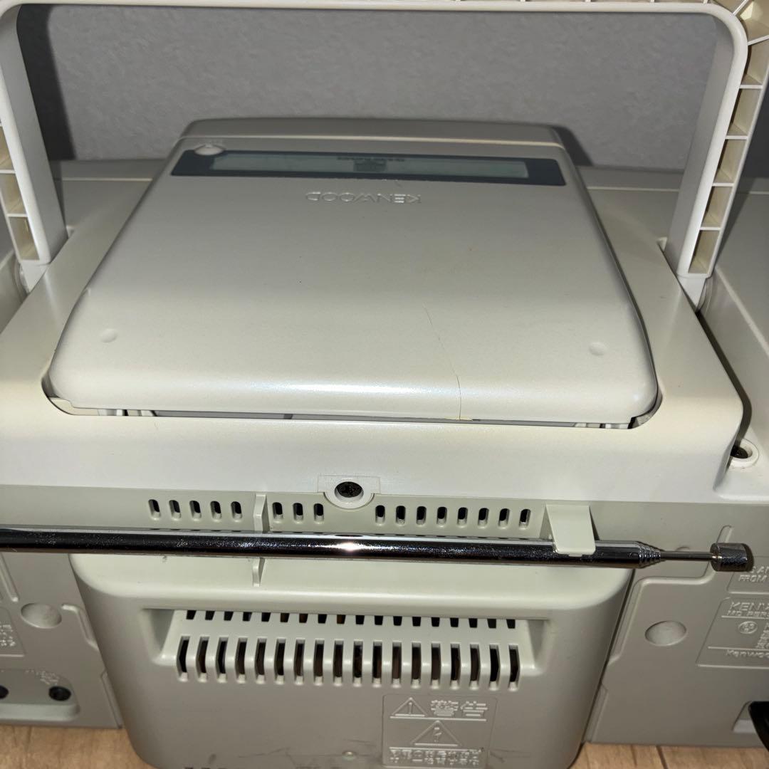 KENWOOD CDMDプレーヤー　コンポ　MDX-L1　動作確認済　ホワイト