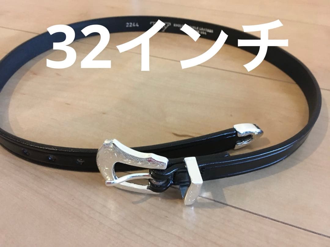新品 32インチ TORY leather western belt