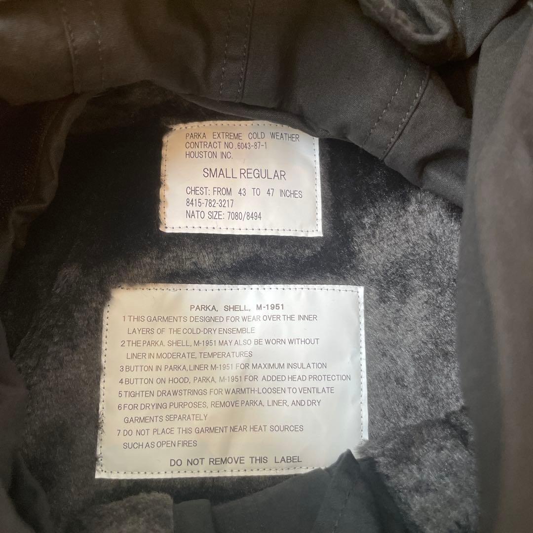 HOUSTON モッズコート ブラック S