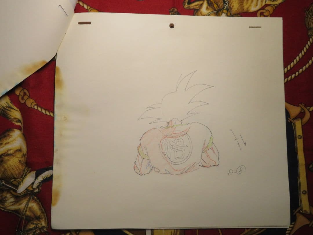 s*a様 アニメ セル画 原画 ドラゴンボール 悟飯 悟空 当時物