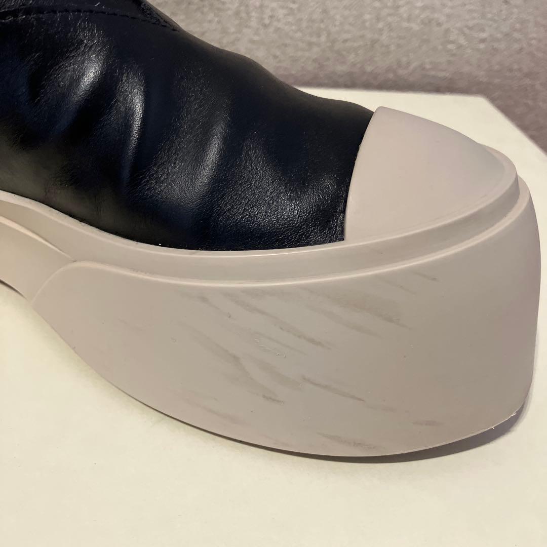 Marni Pablo ブーツ ブラック サイドゴア厚底ブーツ 35