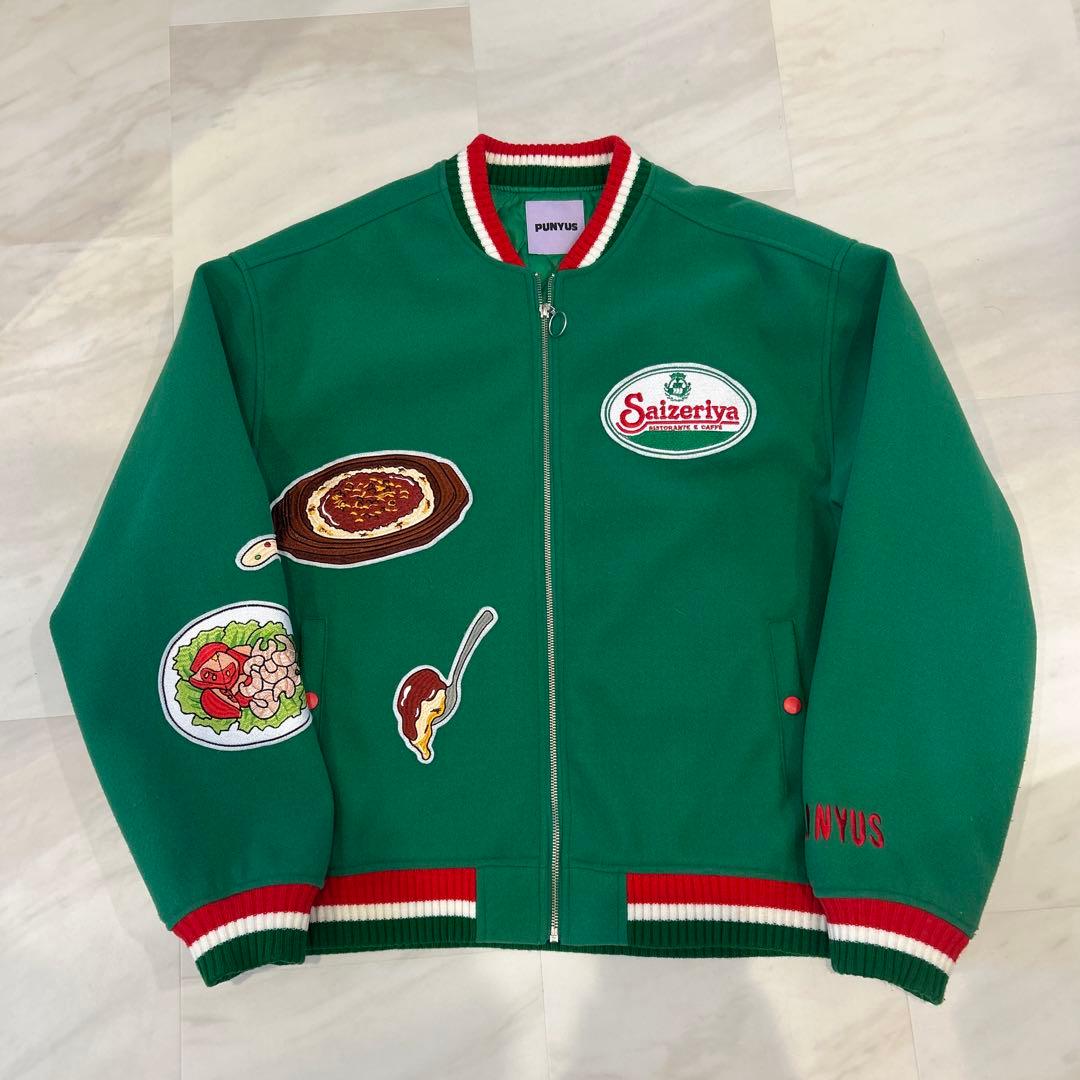 【最終値下げ】PUNYUS サイゼリヤ コラボ ジャケット サイズ3 限定 刺繍