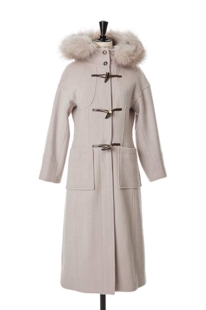 【美品】Herlipto Faux Fur Hoodie Duffle Coat