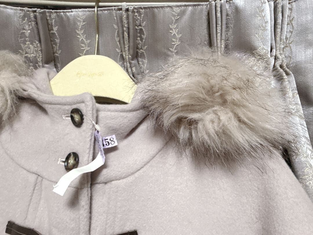 【美品】Herlipto Faux Fur Hoodie Duffle Coat