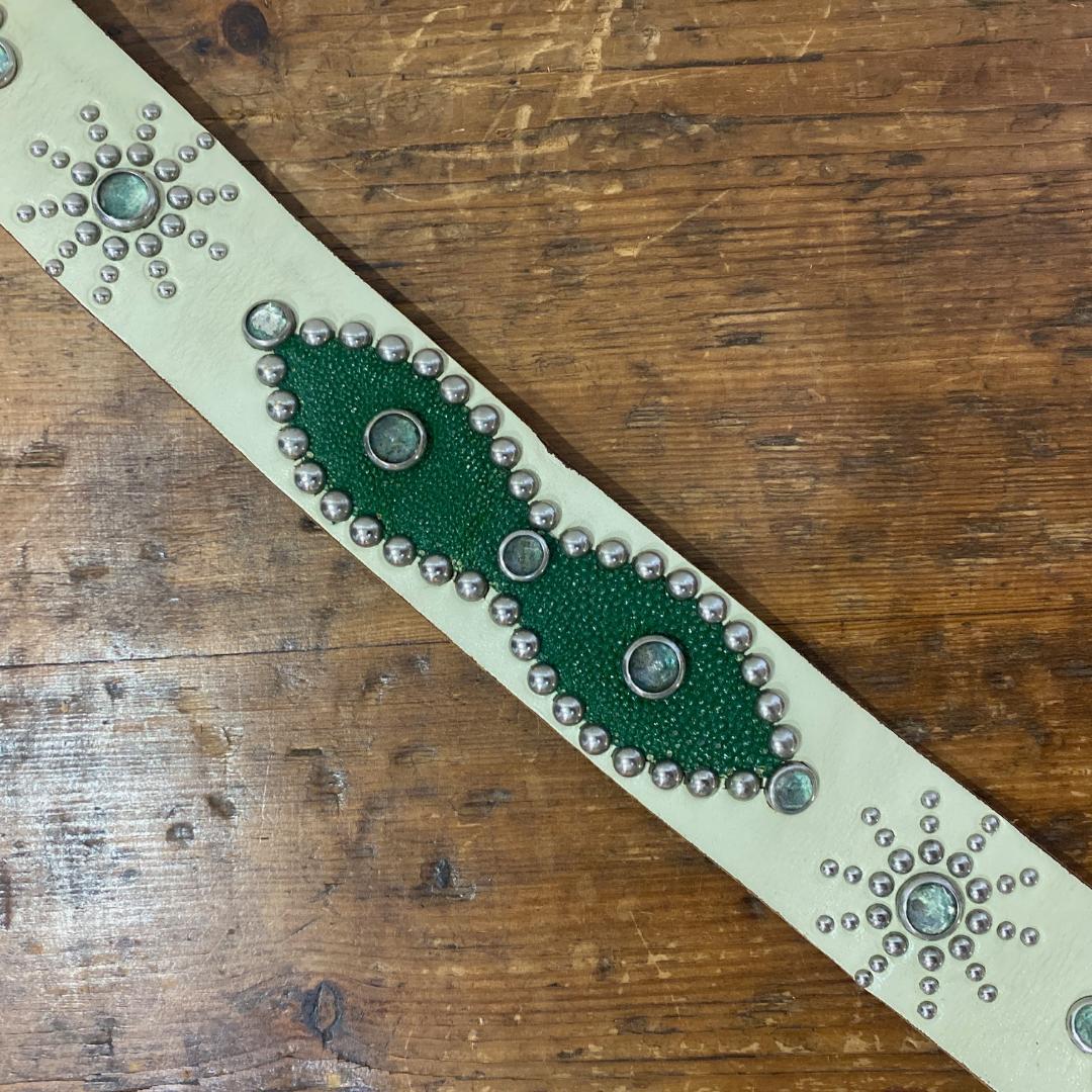 レア! HTC スティングレイ ピーナッツ スタッズ ベルト 34