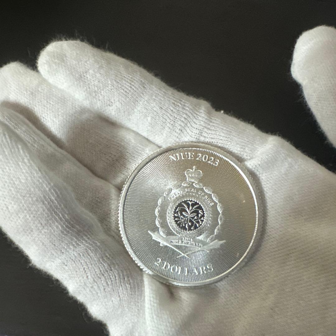 2023年 ニウエ「ラッキークローバー」 純銀 1オンス 銀貨