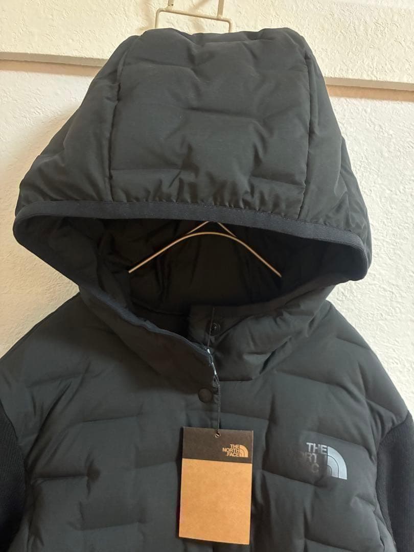 新品⭐️ノースフェイス高級グースダウンチューブ切替コート　ブラックM韓国限定