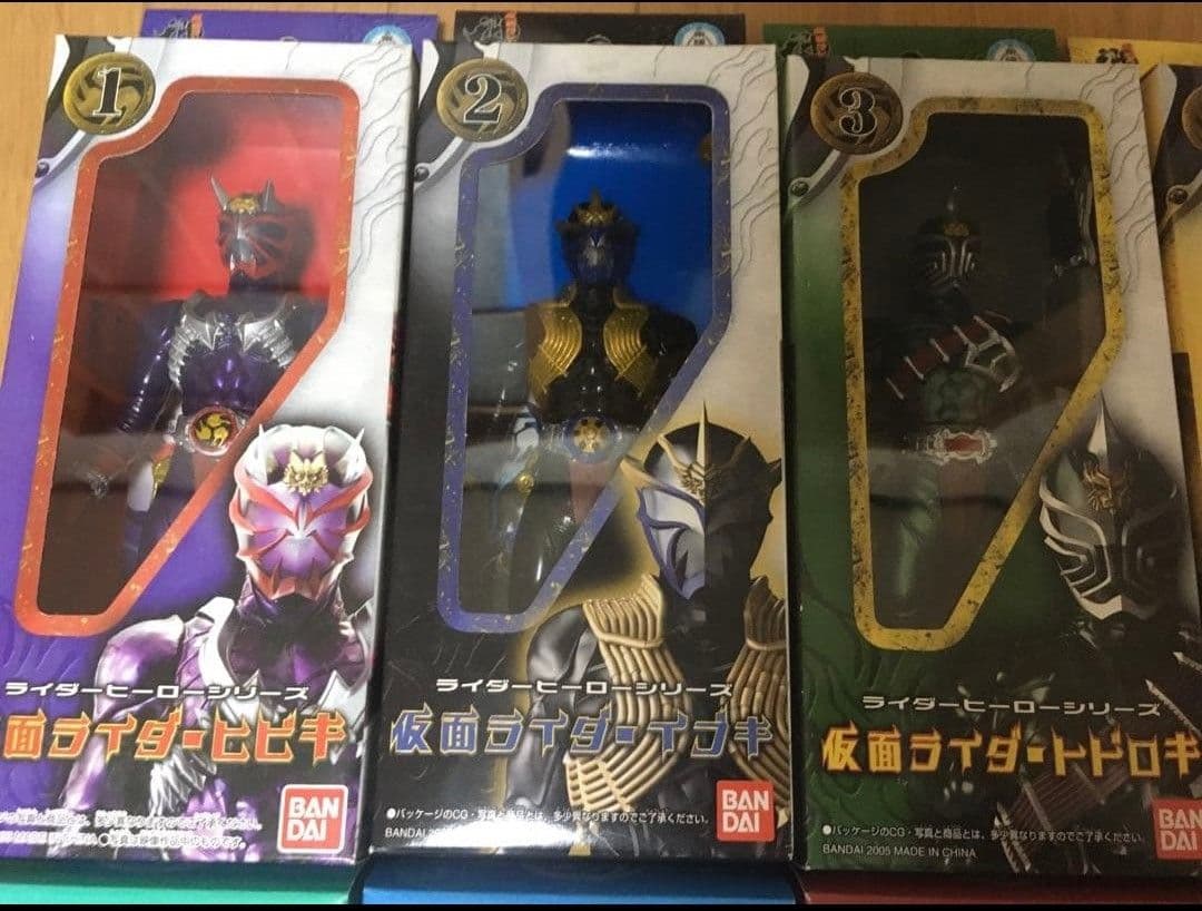 仮面ライダー響鬼 ソフビフィギュア 10点セット限定品有