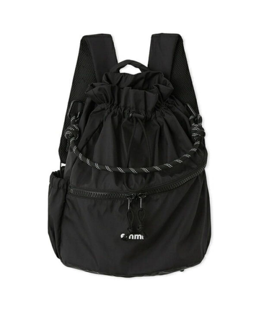 emmi エミ　撥水 emmiロゴマルチバックパック　黒　very掲載