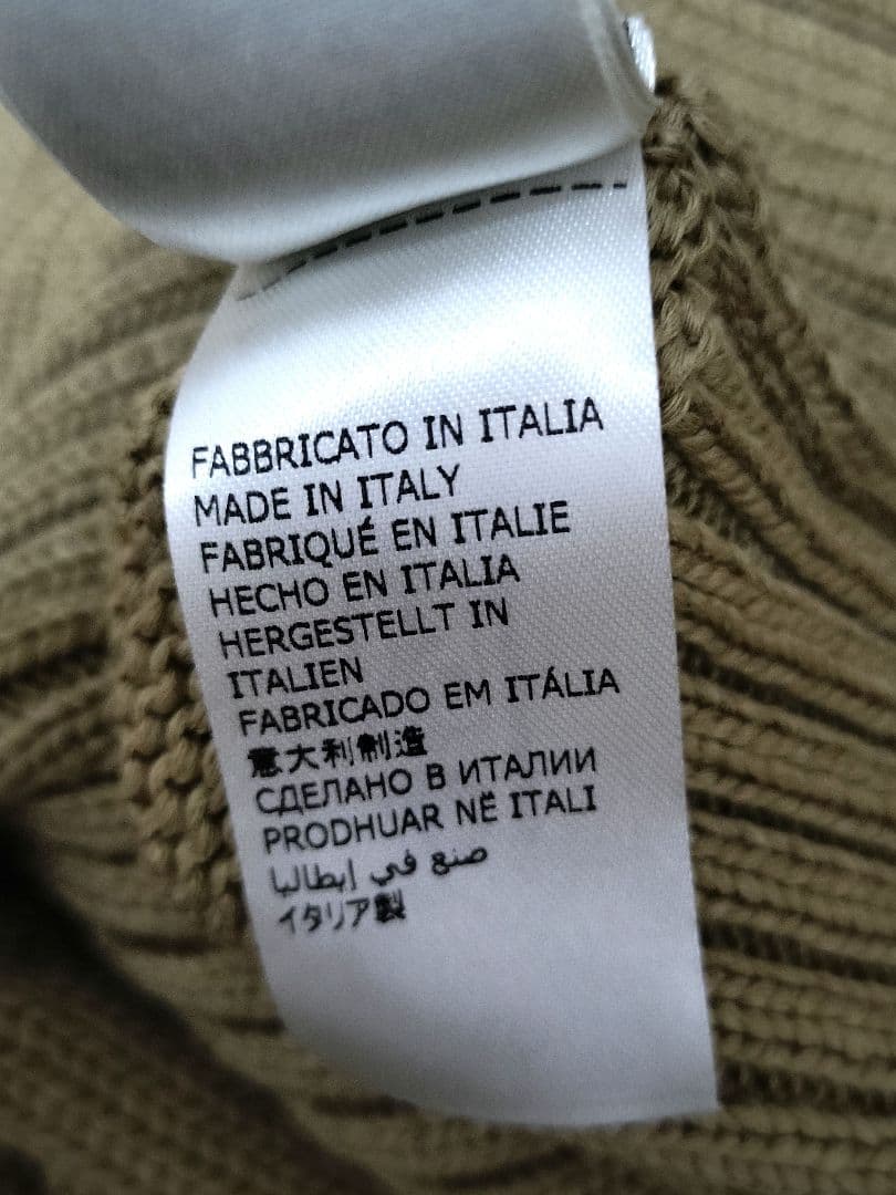 [のりすけ]5Gスタンドカラーコットンニットブルゾン