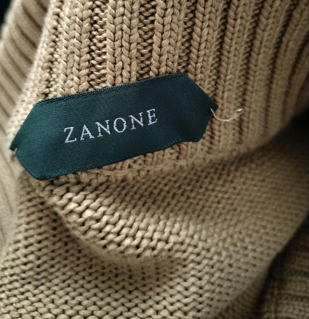 [のりすけ]5Gスタンドカラーコットンニットブルゾン