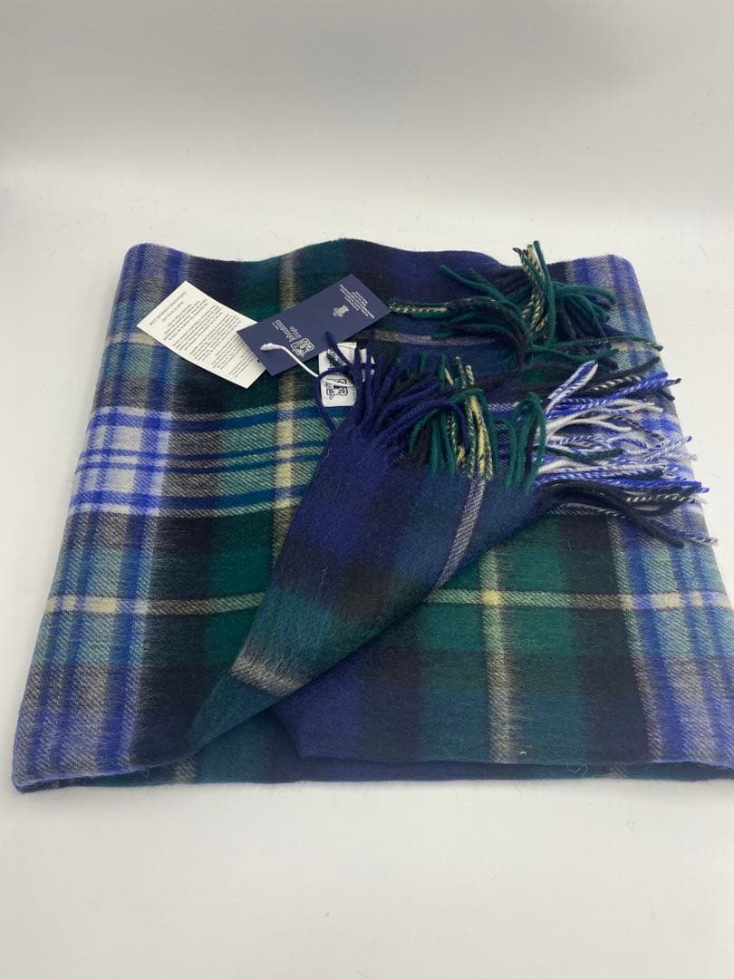 JOHNSTONS ジョンストンズ 大判チェックストール　ドレスゴードン