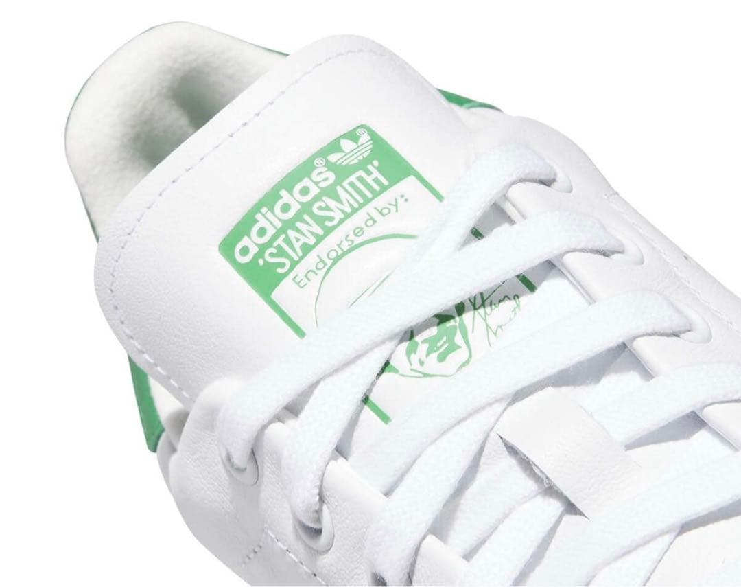 新品2025年アディダスゴルフスタンスミスNNO27スパイクレス紐緑22cm