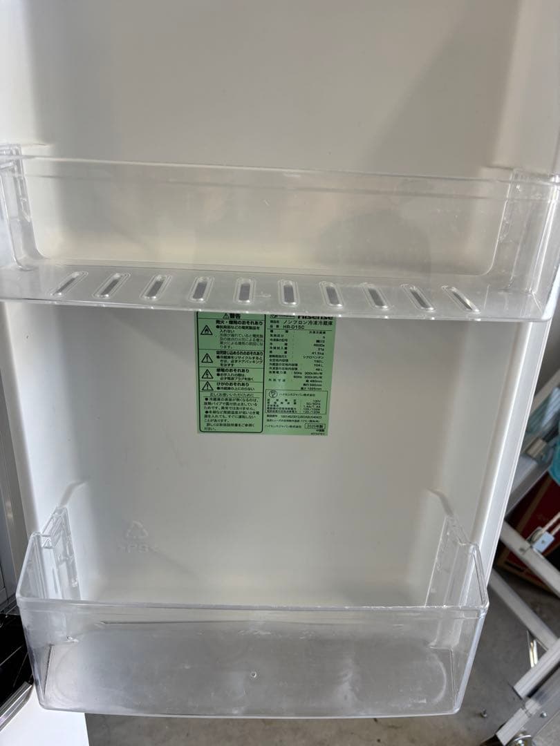 Hisense 一人暮らし冷蔵庫 150L 2020年製　HR-D15C