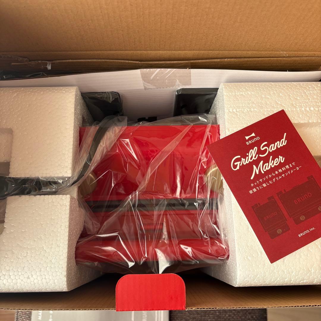 BRUNOグリルサンドメーカー ダブル＋ミニケーキプレート セット