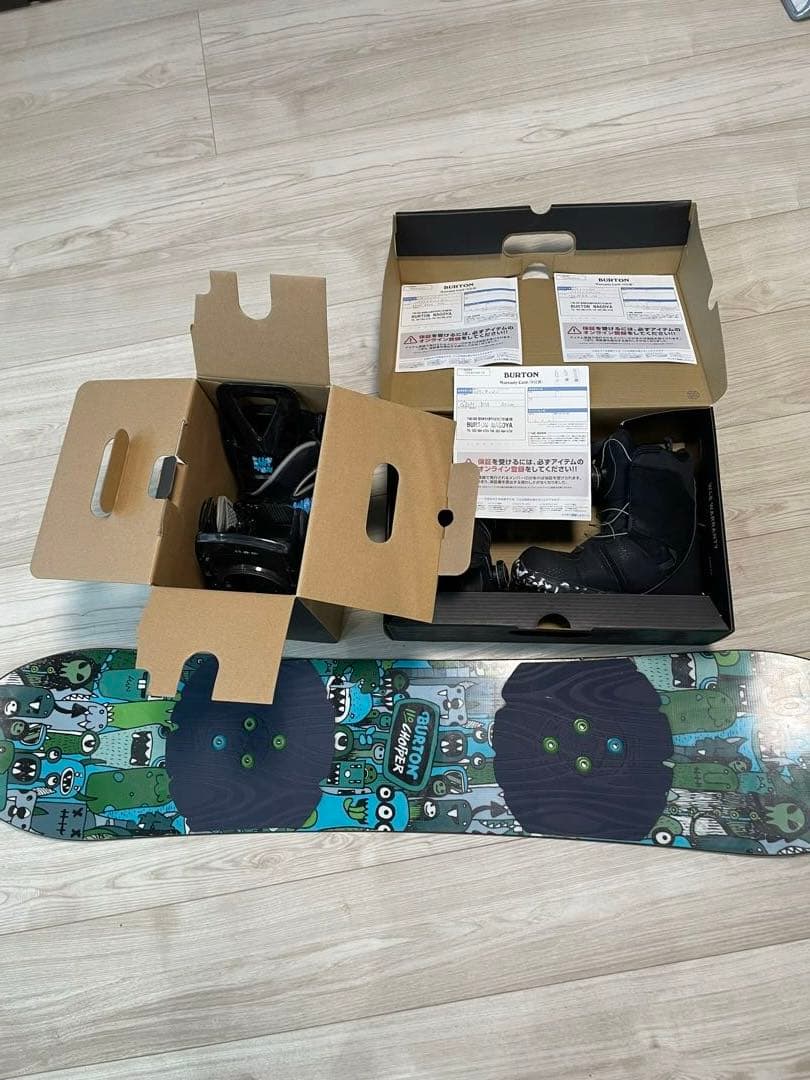 バートンチョッパー110、ビンディング、ブーツ3点セット