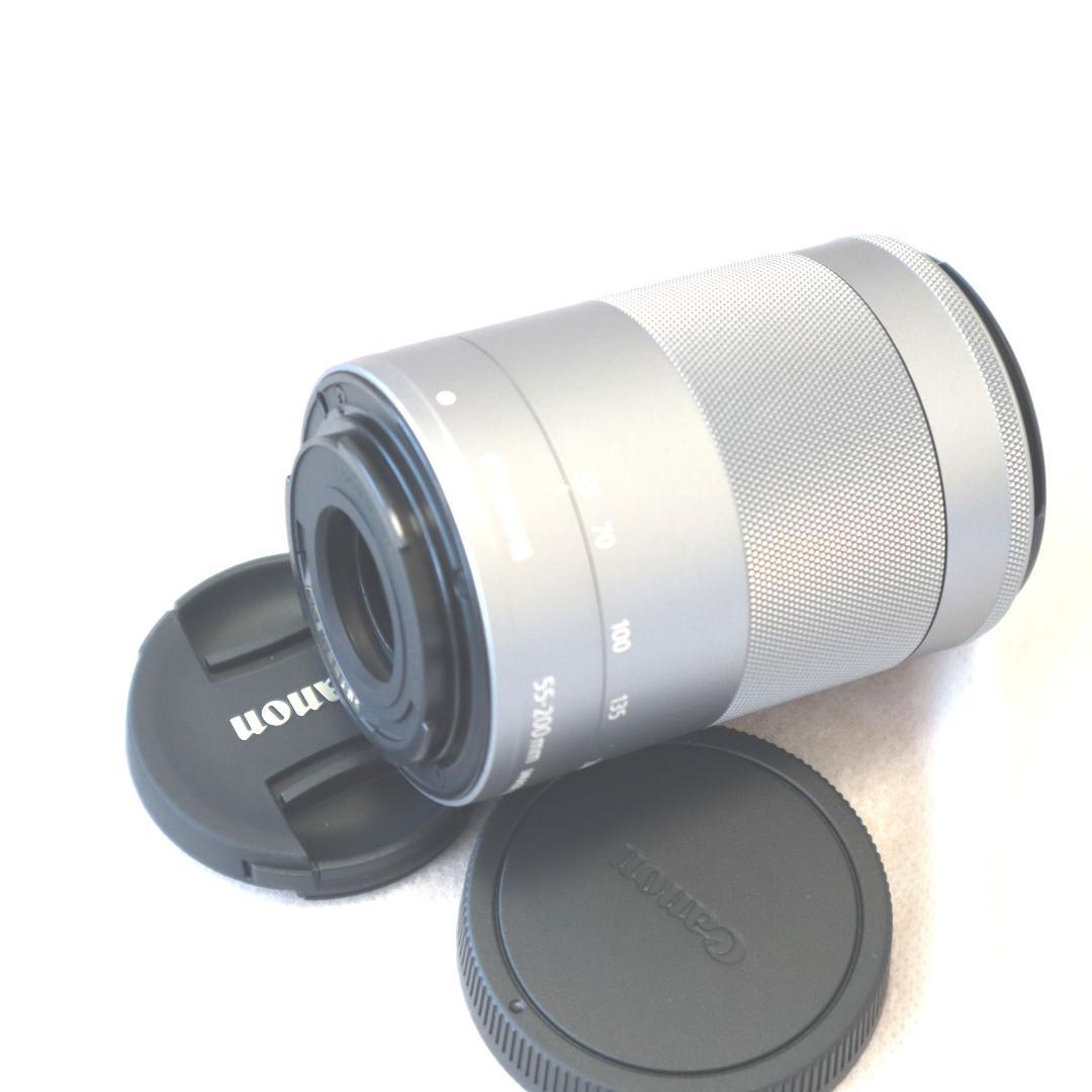 Canon EF-M 55-200　 IS STM F4.5-6.3 シルバー