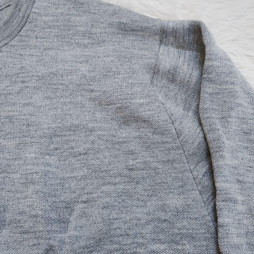 ジョンスメドレー 日本別注 30G Vガゼット クルーネックニット メリノウール