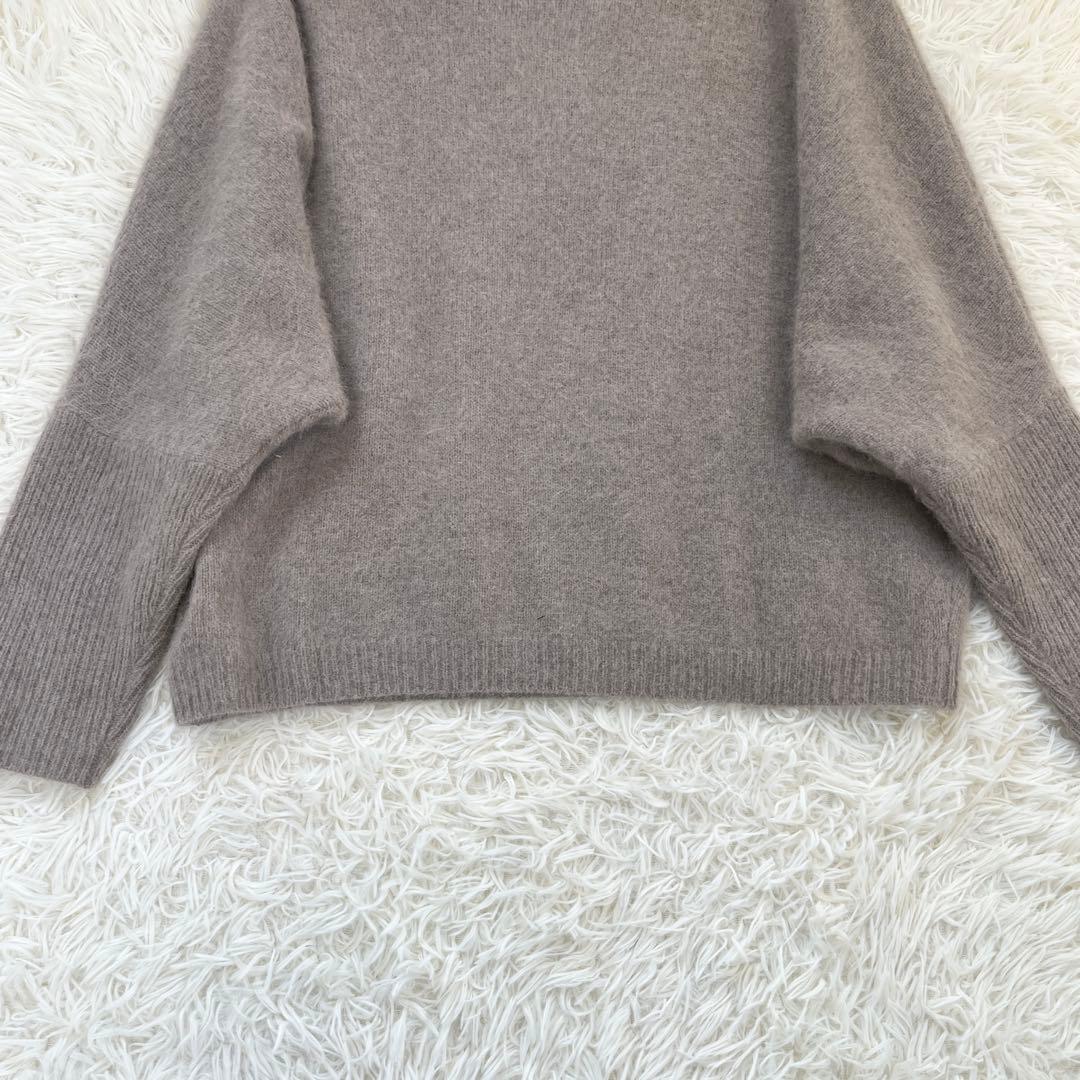 BEARDSLEY　FOXウールドルマンニット モカ　Fサイズ