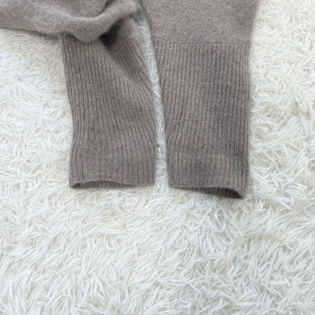 BEARDSLEY　FOXウールドルマンニット モカ　Fサイズ