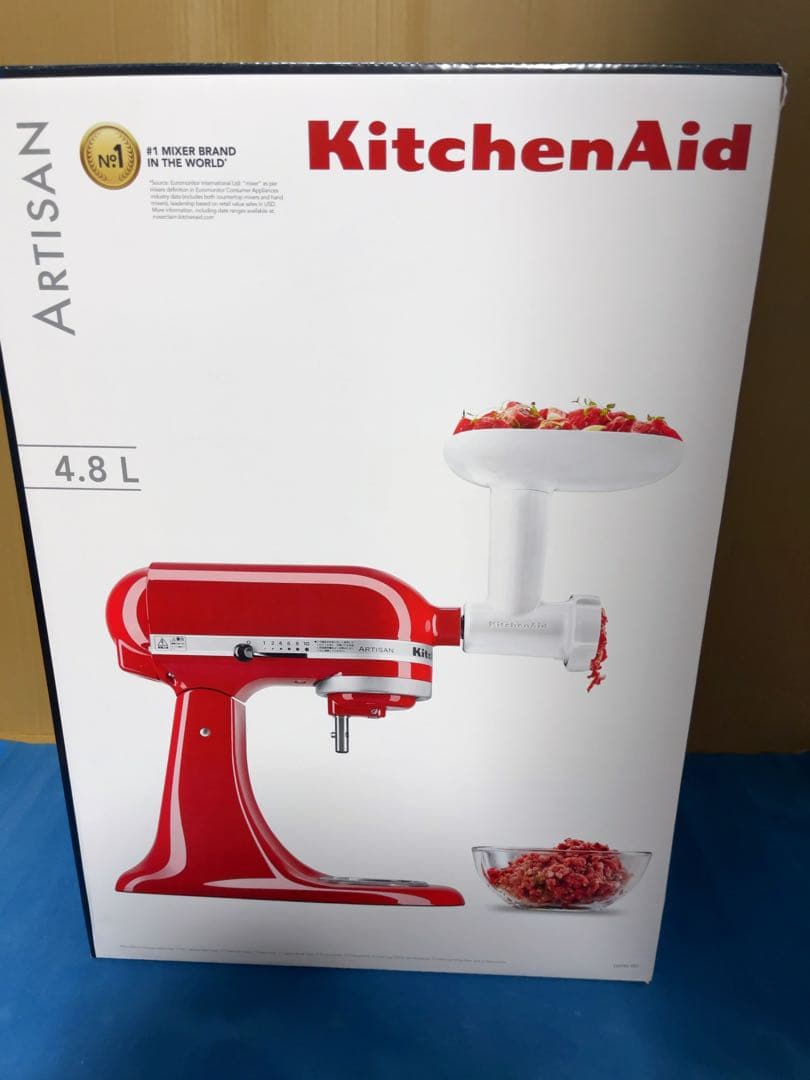 KitchenAid Artisan スタンドミキサー 4.8L レッド