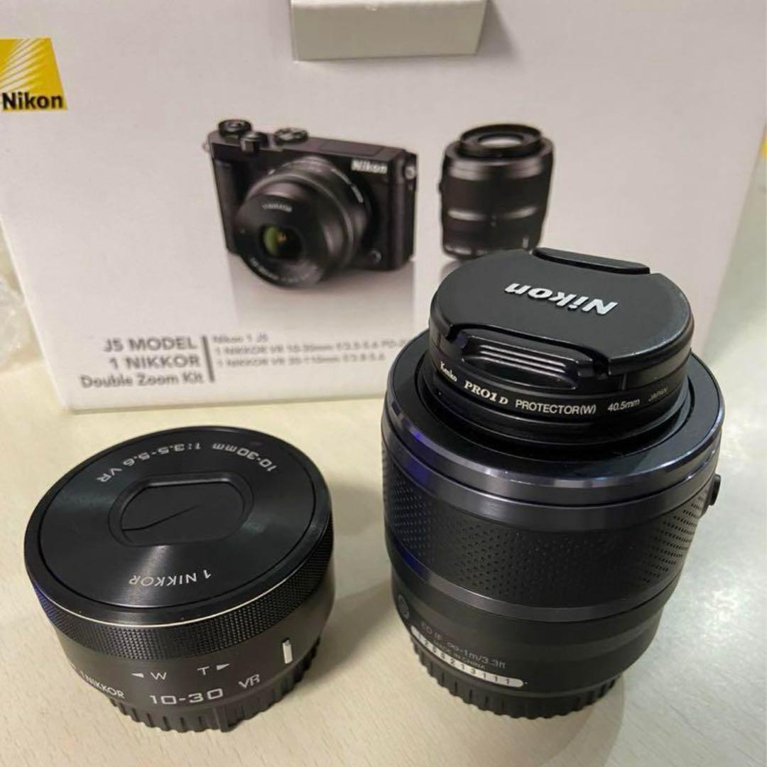 Nikon 1 J5 BLACK ダブルレンズキット