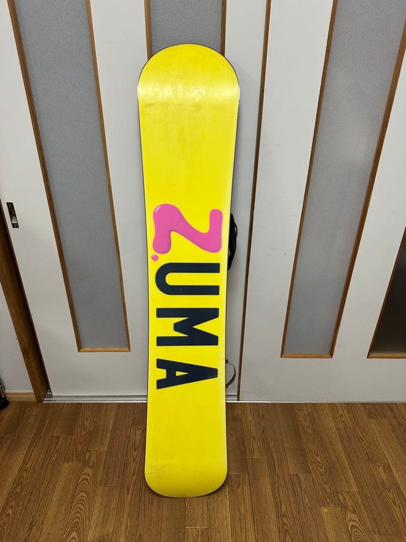 美品ツマ ZUMA LAVA 143cm スノーボード ビンディングセット