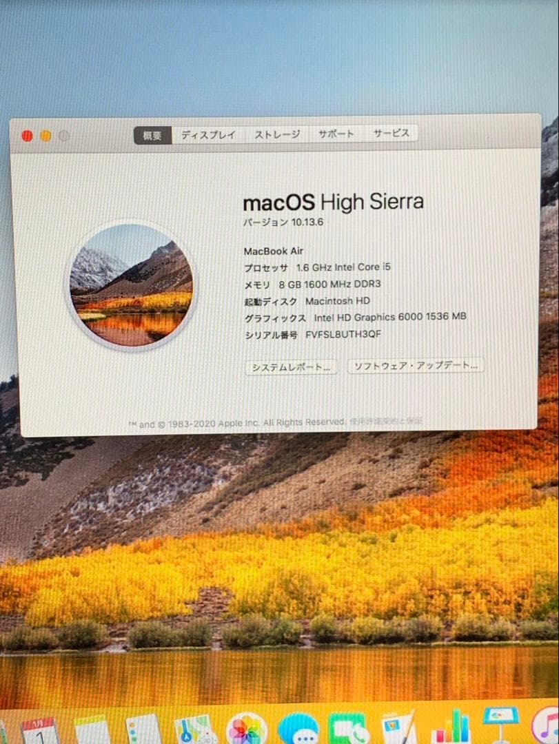 MacBook本体 MacBook Air 13-inch 2015 8GB/SSD256GB