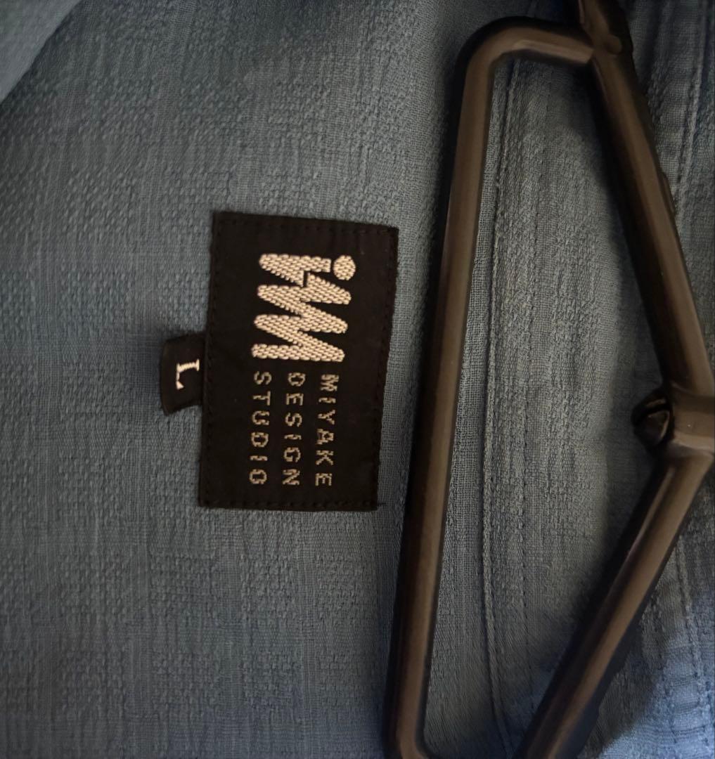 【希少】イッセイミヤケ ss シャツ ブルー archive