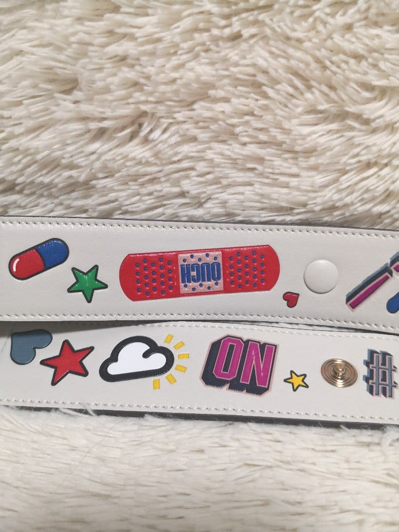 【美品】 Anya Hindmarch ショルダーストラップ マルチパッチ
