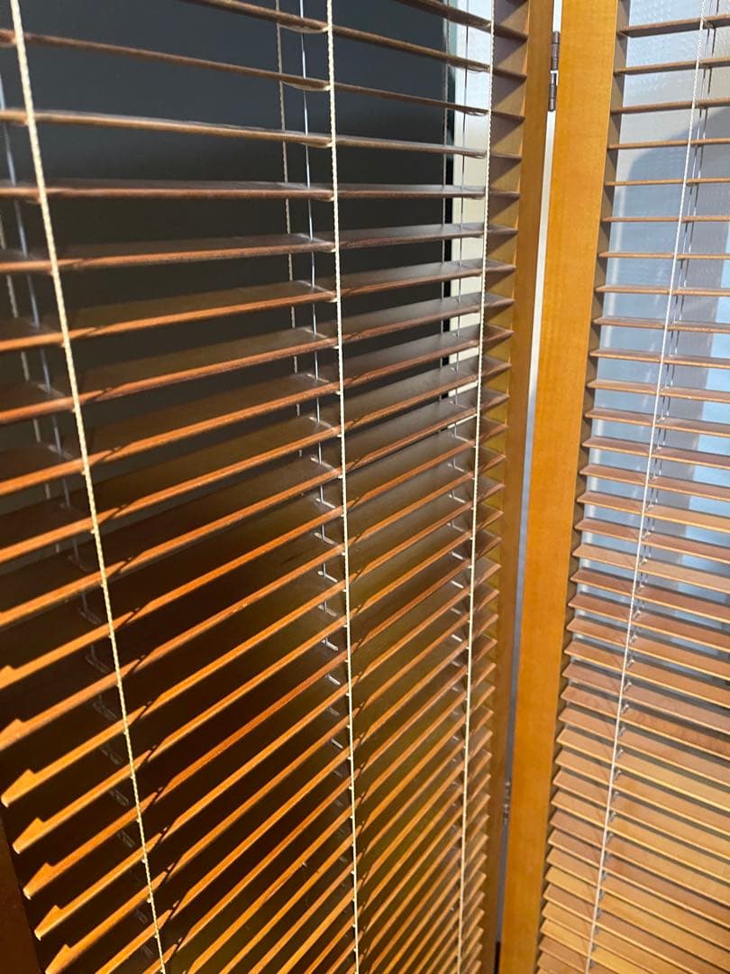 木製 3面 パーティション ブラインド型 間仕切り インテリア