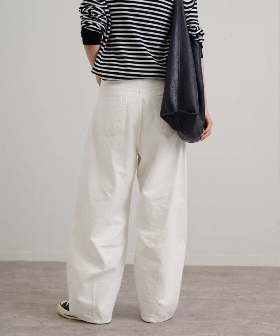フレームワーク20チノフォルムカーヴィーパンツホワイト40