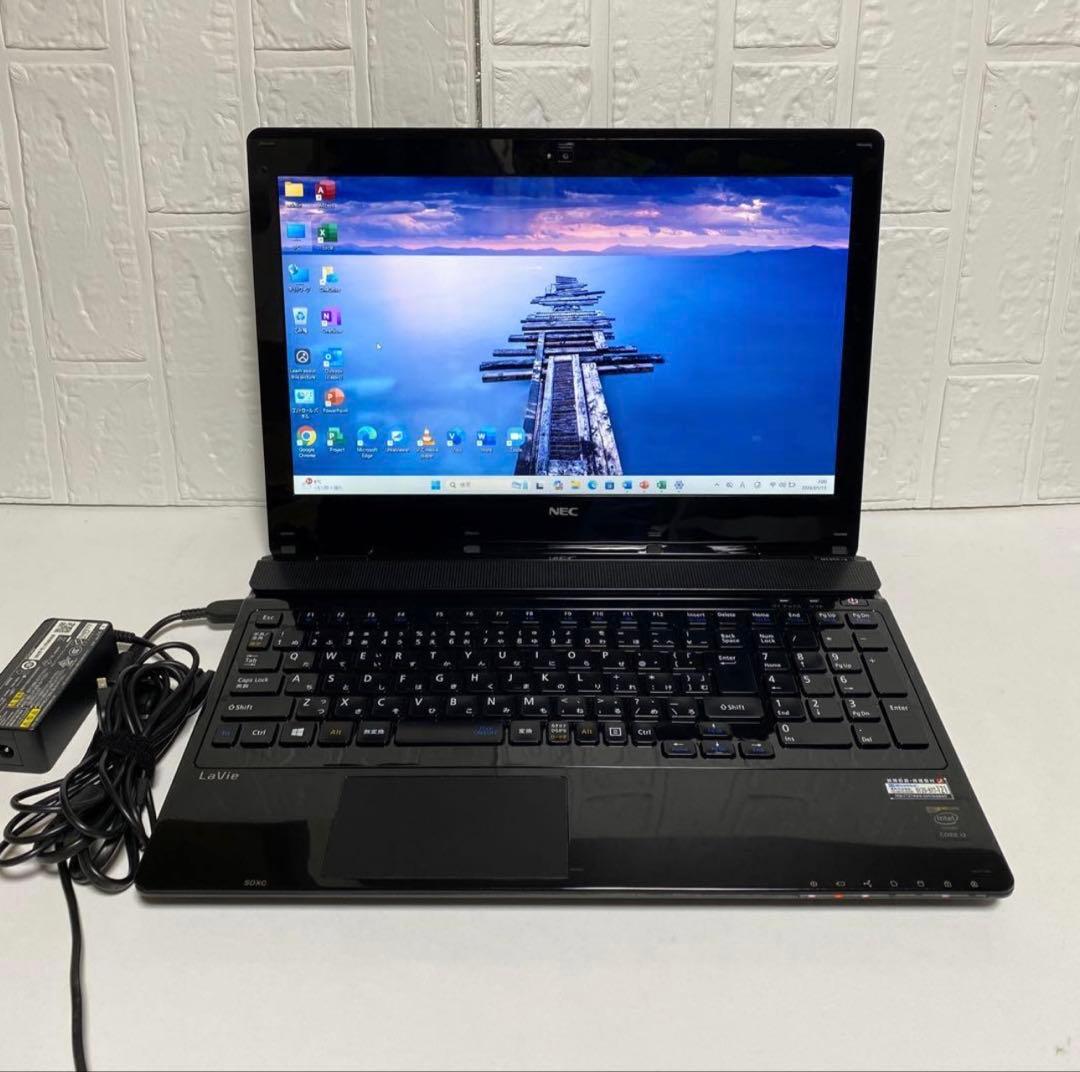 Windows11 オフィス付き　BRUーRE サクサクSSD NECノートPC