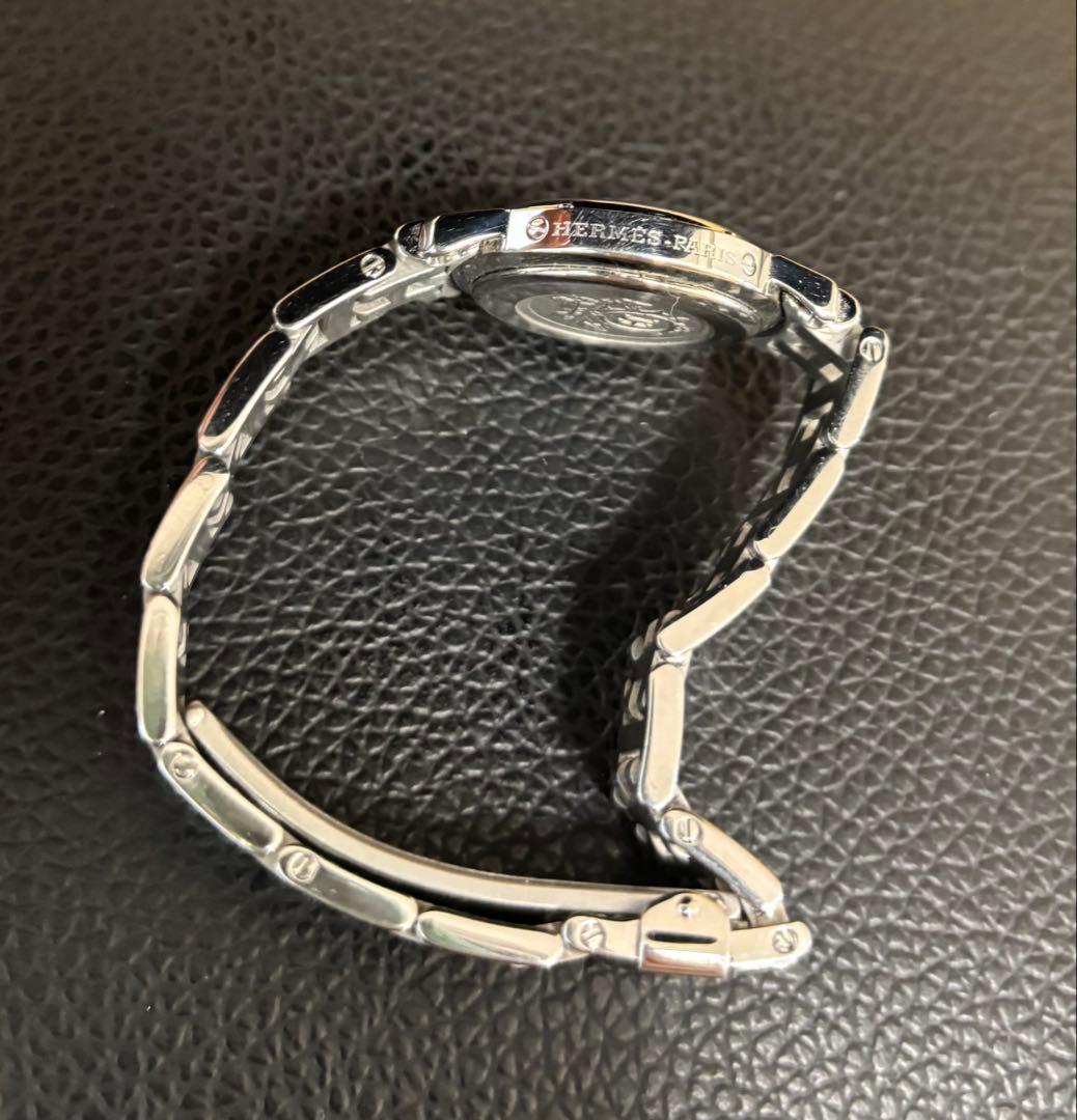 エルメス　クリッパー　ダークグレー