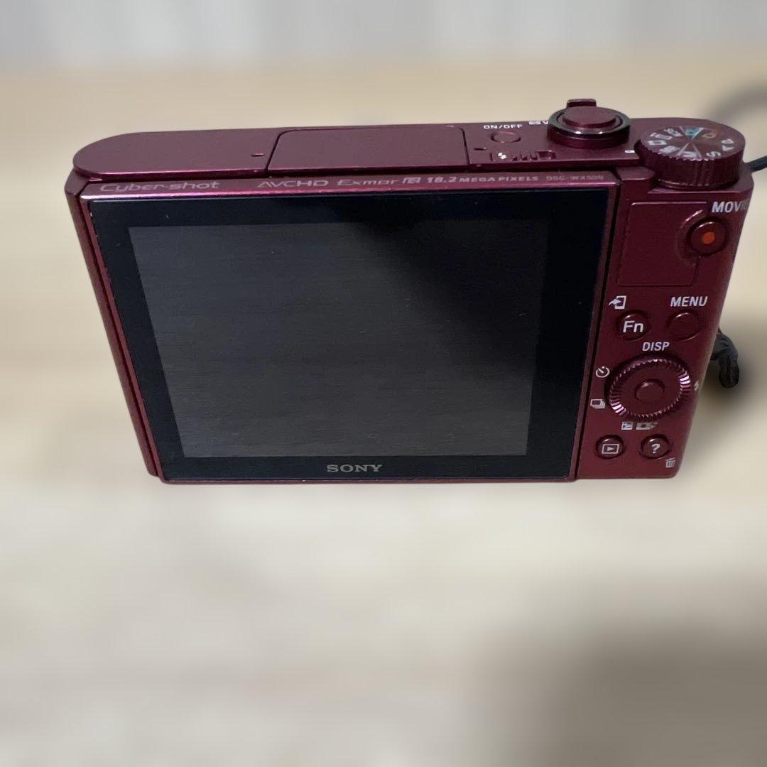 SONY Ds c-wx500 30倍ズーム コンデジ レッド 動作確認済