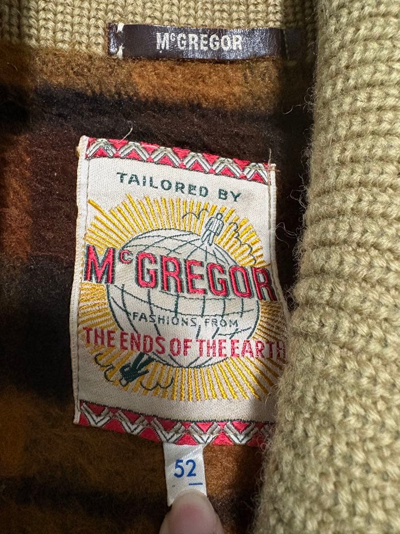 c*w様 1950s後半 50s McGREGOR ウール裏地 スポーツジャケッ