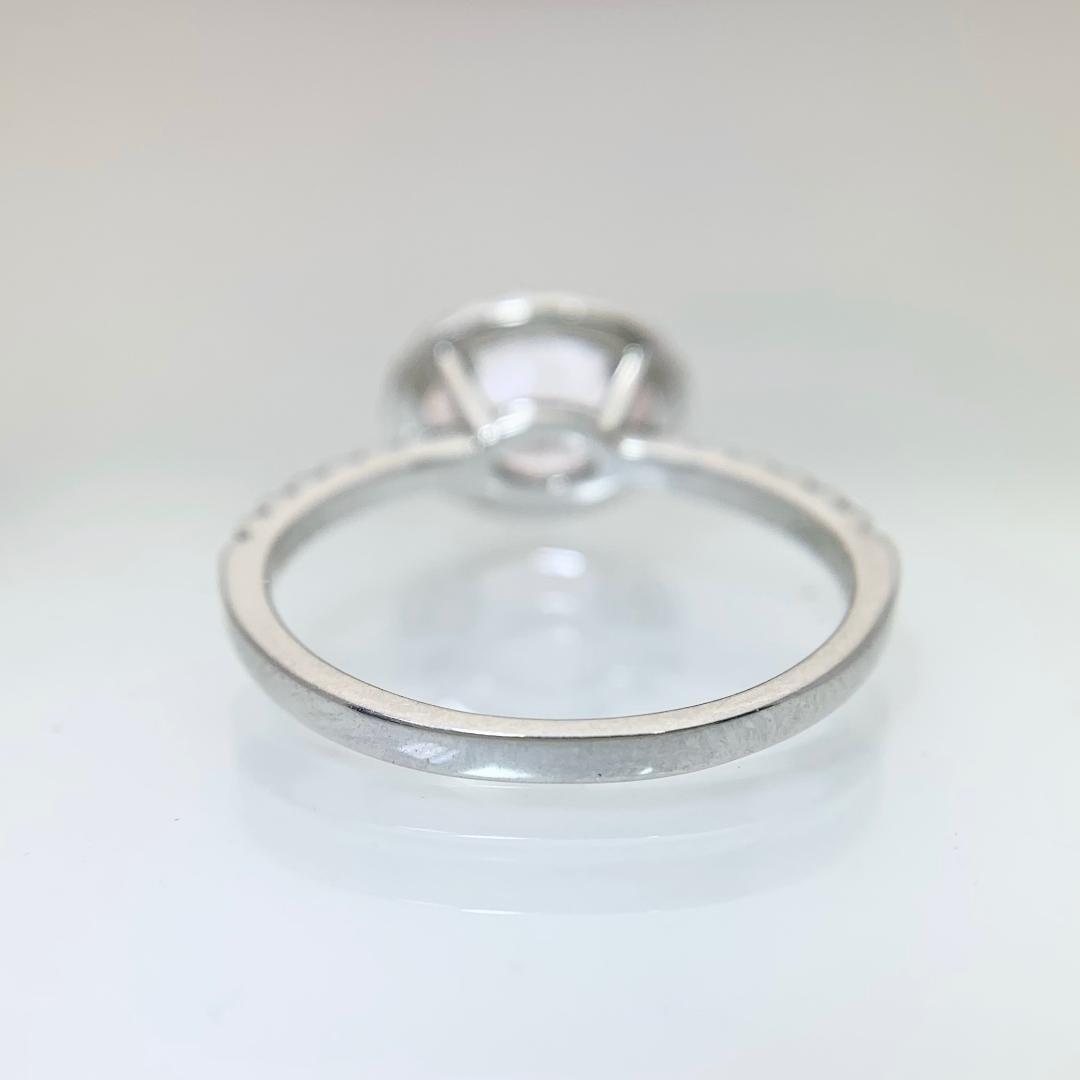 新品 モルガナイト ダイヤモンド リング 1.05ct Pt950