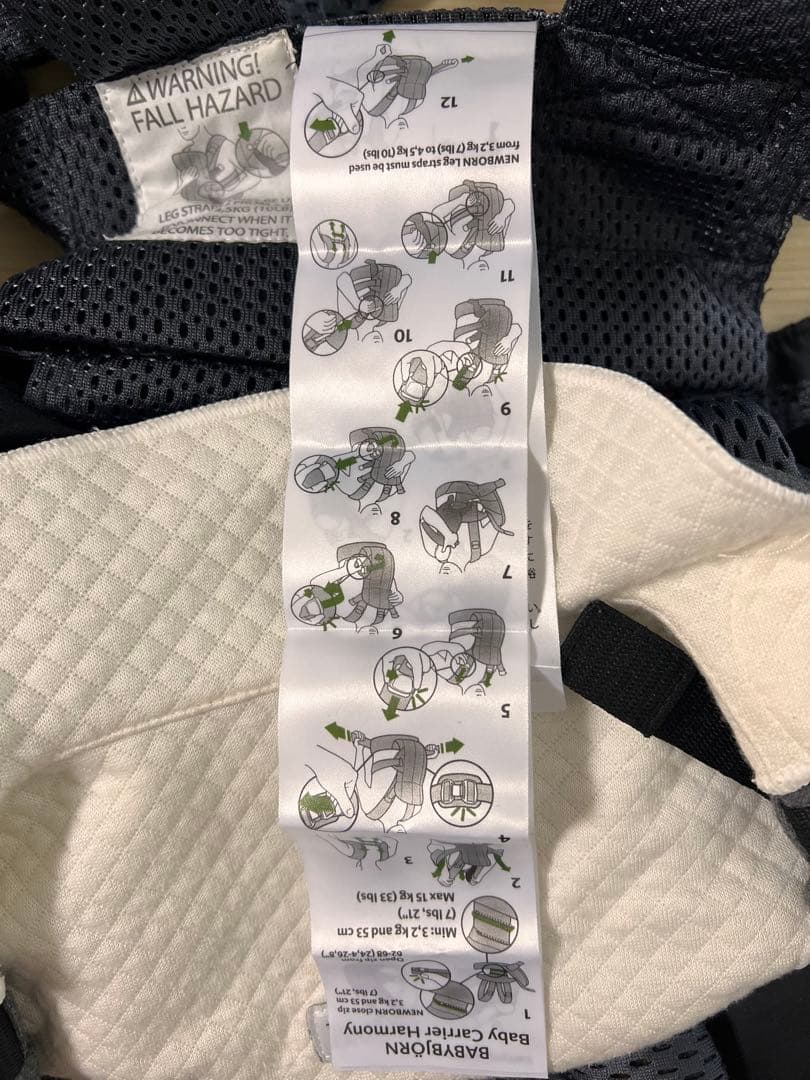 BABYBJÖRN 抱っこ紐 アンスラサイト メッシュ