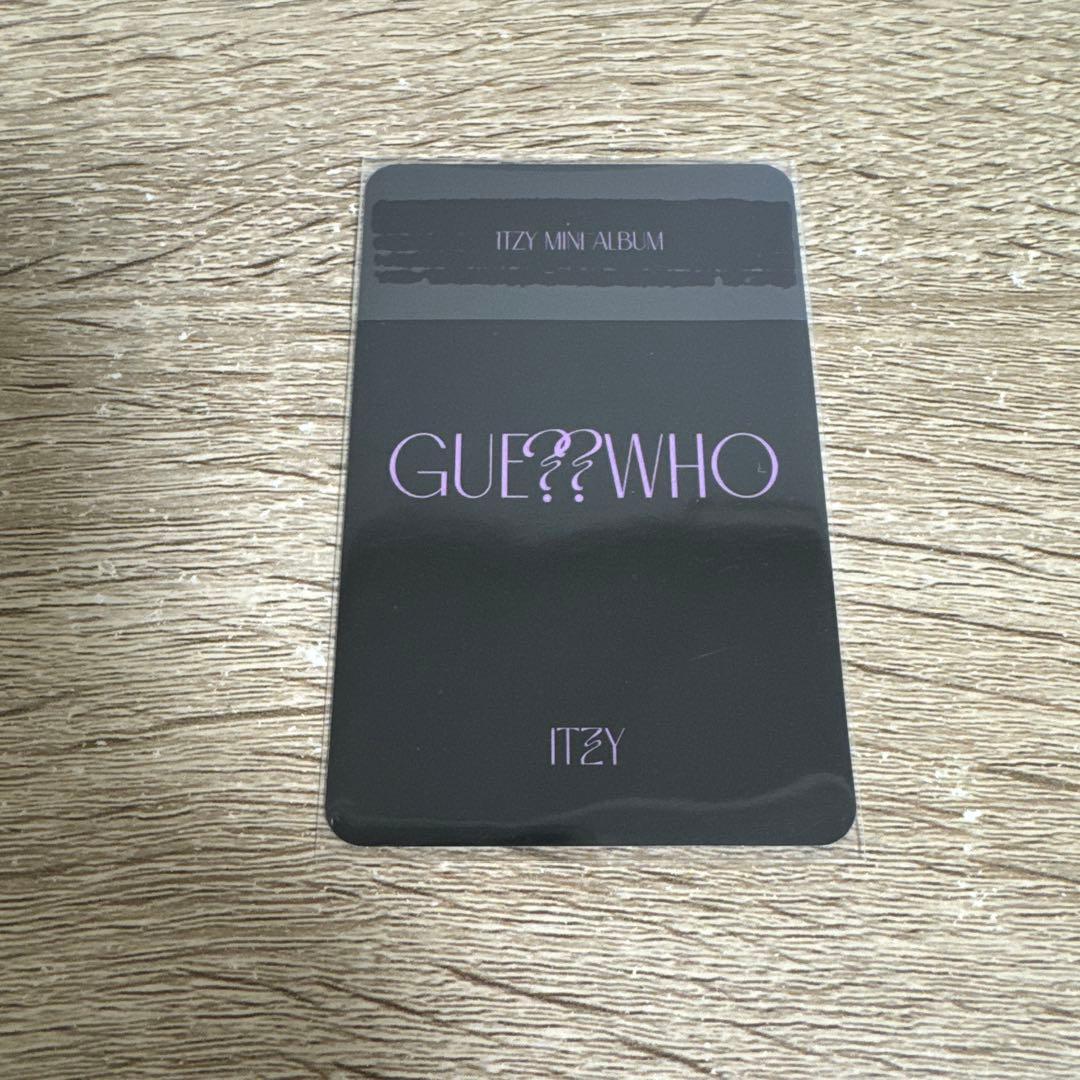 ITZY リア GUESSWHO withfans ホログラム トレカ
